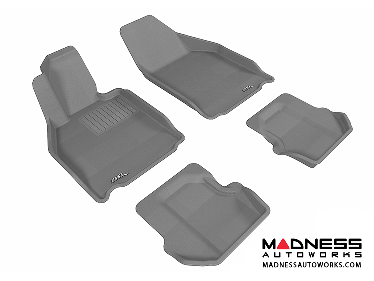 Porsche 911 Floor Mats (Set of 4) Gray by 3D MAXpider MADNESS Autoworks Auto Parts and